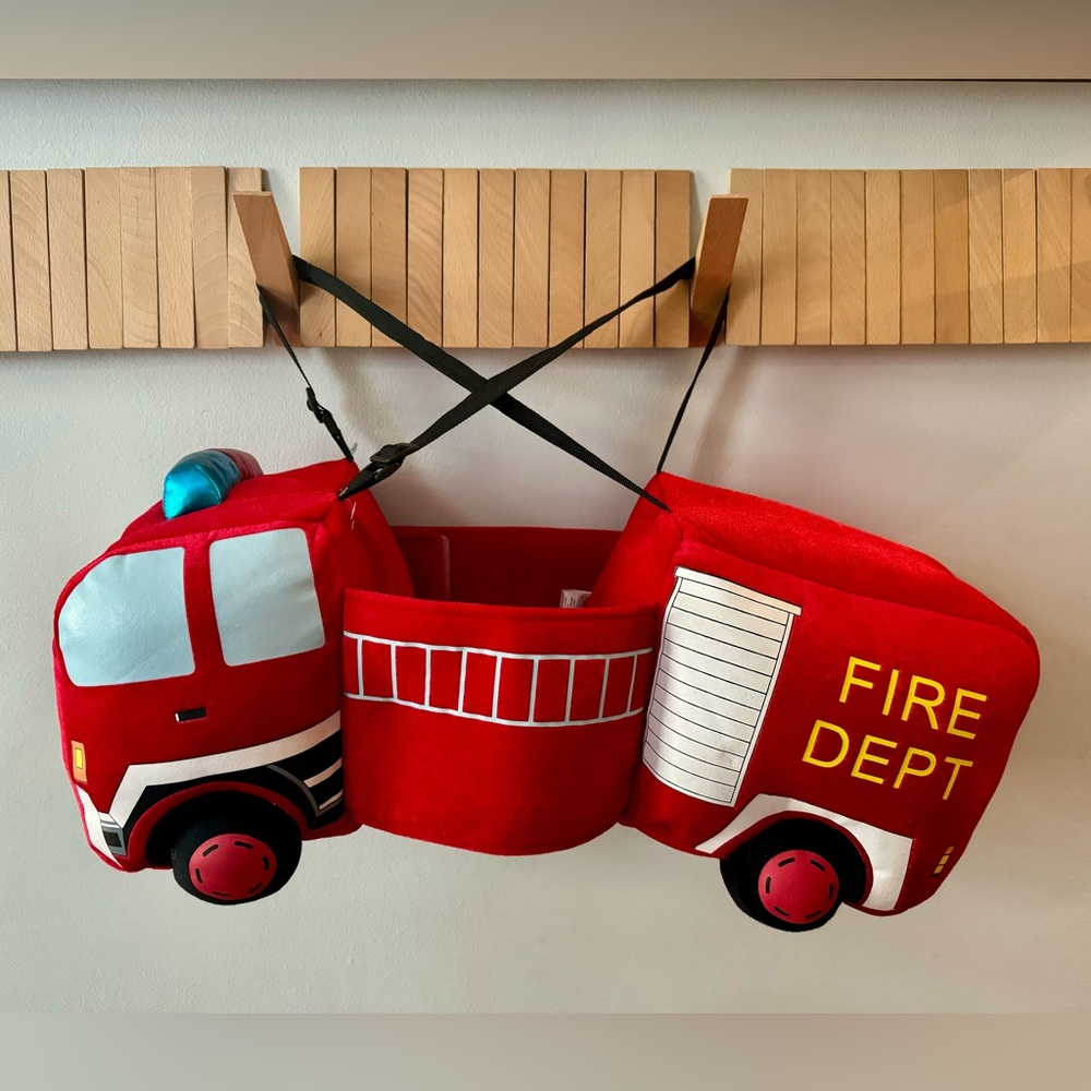 Plush Wearable Fire Truck Costume (3-7 years)